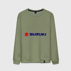 Свитшот хлопковый мужской Suzuki, цвет: авокадо