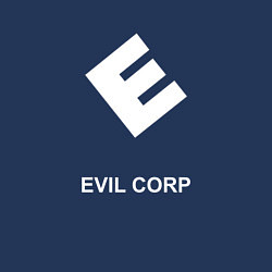 Свитшот хлопковый мужской Evil corporation, цвет: тёмно-синий — фото 2
