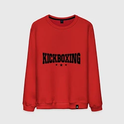 Свитшот хлопковый мужской Kickboxing, цвет: красный