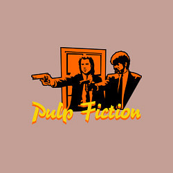 Свитшот хлопковый мужской Pulp Fiction, цвет: пыльно-розовый — фото 2