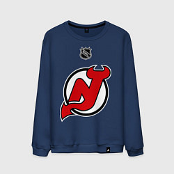 Свитшот хлопковый мужской New Jersey Devils: Kovalchuk 17, цвет: тёмно-синий