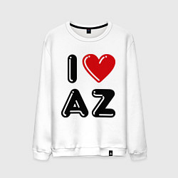 Мужской свитшот I Love AZ