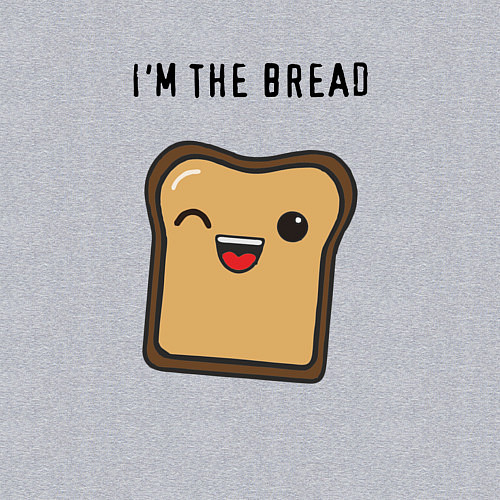 Мужской свитшот Хлебушек / Меланж – фото 3