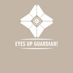 Свитшот хлопковый мужской Eyes Up Guardian, цвет: миндальный — фото 2