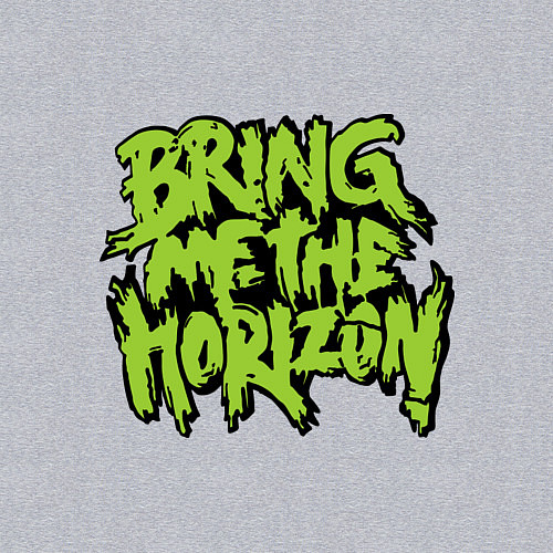 Мужской свитшот Bring me the horizon / Меланж – фото 3