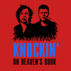 Свитшот хлопковый мужской Knockin on heaven's door, цвет: красный — фото 2