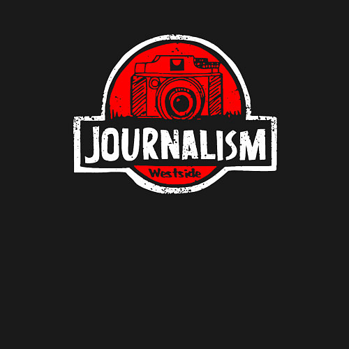 Мужской свитшот Journalism / Черный – фото 3