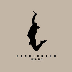 Свитшот хлопковый мужской Chester Bennington, цвет: миндальный — фото 2