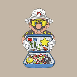 Свитшот хлопковый мужской Summer Mario, цвет: миндальный — фото 2