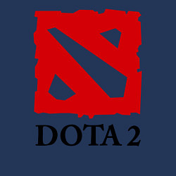 Свитшот хлопковый мужской Dota 2: Logo, цвет: тёмно-синий — фото 2