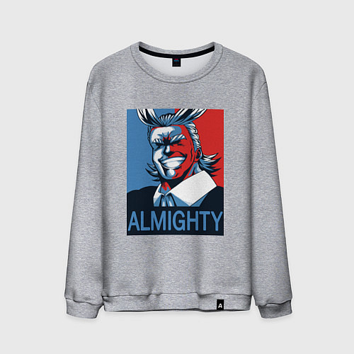 Мужской свитшот Моя геройская академия / Меланж – фото 1