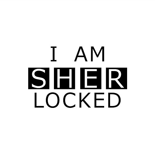 Мужской свитшот I am Sherlocked / Белый – фото 3