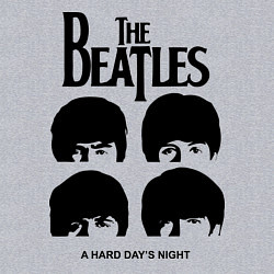 Свитшот хлопковый мужской A Hard Days Night, цвет: меланж — фото 2