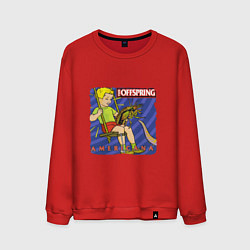 Свитшот хлопковый мужской The Offspring: Americana, цвет: красный