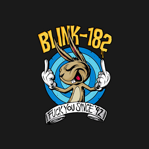 Мужской свитшот Blink-182: Fuck you / Черный – фото 3