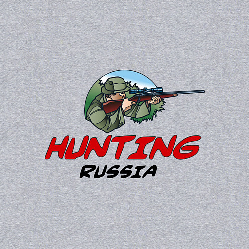 Мужской свитшот Hunting Russia / Меланж – фото 3