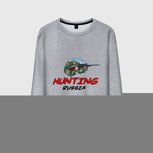 Мужской свитшот Hunting Russia / Меланж – фото 1