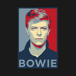 Свитшот хлопковый мужской Bowie Poster, цвет: черный — фото 2
