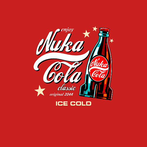 Мужской свитшот Nuka-Cola Enjoy / Красный – фото 3