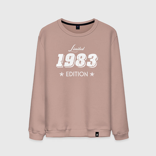 Мужской свитшот Limited Edition 1983 / Пыльно-розовый – фото 1