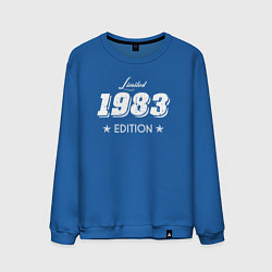 Свитшот хлопковый мужской Limited Edition 1983, цвет: синий