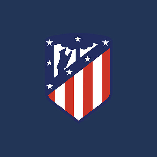 Мужской свитшот Atletico Madrid / Тёмно-синий – фото 3