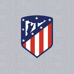 Свитшот хлопковый мужской Atletico Madrid, цвет: меланж — фото 2
