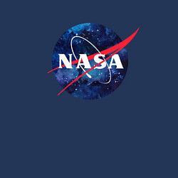 Свитшот хлопковый мужской NASA: Cosmic Logo, цвет: тёмно-синий — фото 2