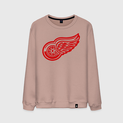 Мужской свитшот Detroit Red Wings: Pavel Datsyuk / Пыльно-розовый – фото 1