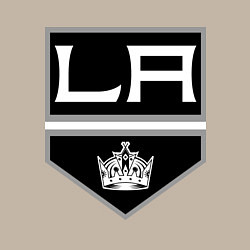 Свитшот хлопковый мужской Los Angeles Kings, цвет: миндальный — фото 2