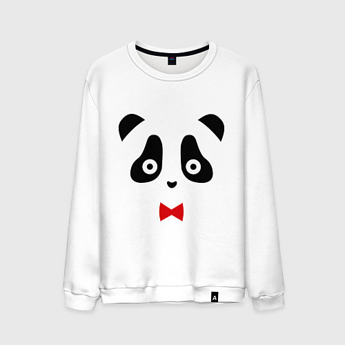 Мужской свитшот Панда (мужская) / Белый – фото 1