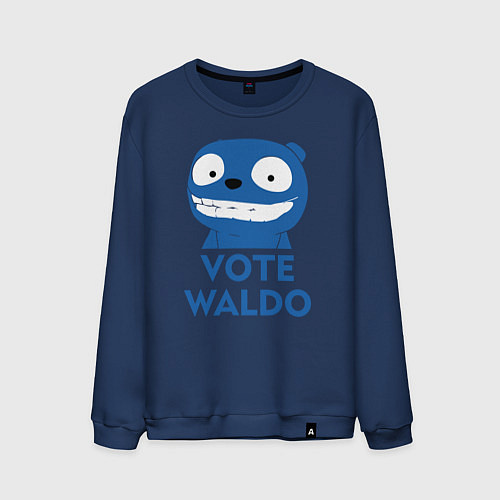 Мужской свитшот Vote Waldo / Тёмно-синий – фото 1