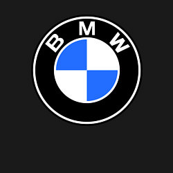 Свитшот хлопковый мужской Logo BMW, цвет: черный — фото 2