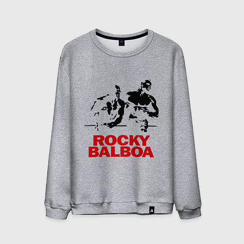 Мужской свитшот Rocky Balboa / Меланж – фото 1