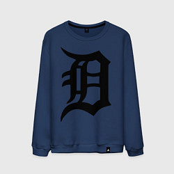 Свитшот хлопковый мужской Detroit Tigers, цвет: тёмно-синий