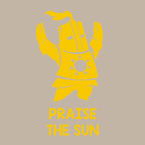 Мужской свитшот Praise the Sun / Миндальный – фото 3