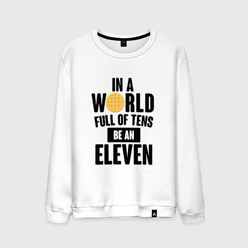 Мужской свитшот Be A Eleven / Белый – фото 1