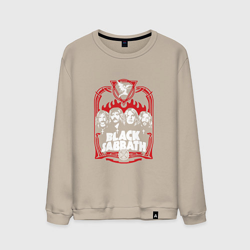 Мужской свитшот Black Sabbath Collective / Миндальный – фото 1