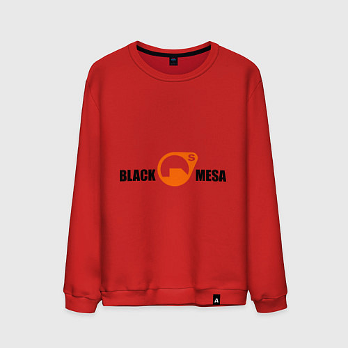 Мужской свитшот Black Mesa: Logo / Красный – фото 1