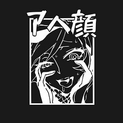 Свитшот хлопковый мужской Ahegao Black, цвет: черный — фото 2