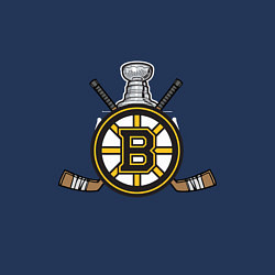 Свитшот хлопковый мужской Boston Bruins Hockey, цвет: тёмно-синий — фото 2