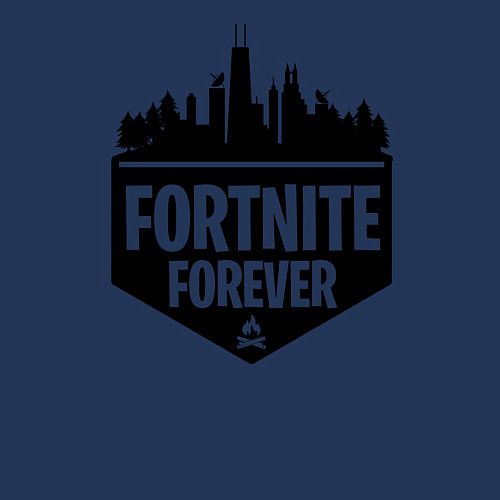 Мужской свитшот Fortnite Forever / Тёмно-синий – фото 3