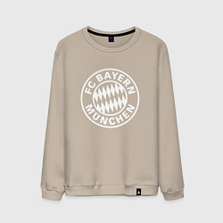 Свитшот хлопковый мужской FC Bayern Munchen, цвет: миндальный