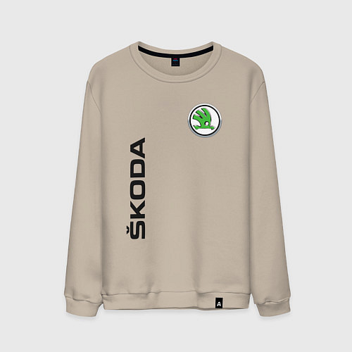 Мужской свитшот Skoda Style / Миндальный – фото 1