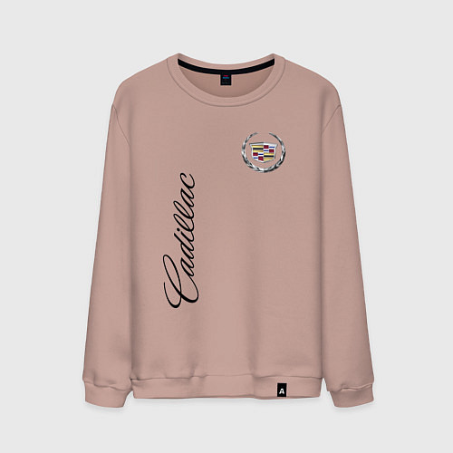 Мужской свитшот Cadillac / Пыльно-розовый – фото 1