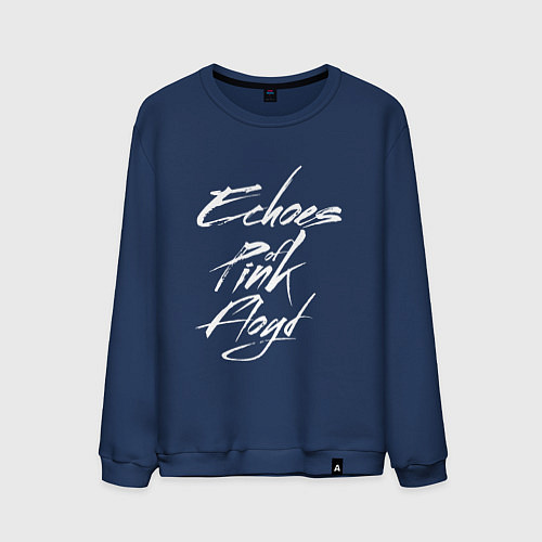 Мужской свитшот Echoes of Pink Floyd / Тёмно-синий – фото 1