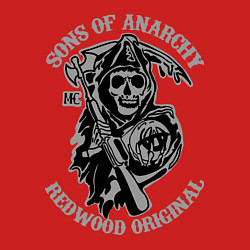 Свитшот хлопковый мужской Sons of Anarchy: Redwood Original, цвет: красный — фото 2