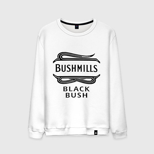 Мужской свитшот Bushmills black bush / Белый – фото 1