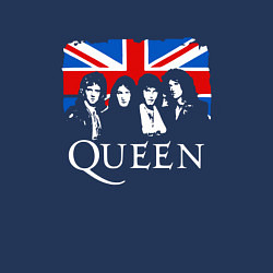 Свитшот хлопковый мужской Queen UK, цвет: тёмно-синий — фото 2