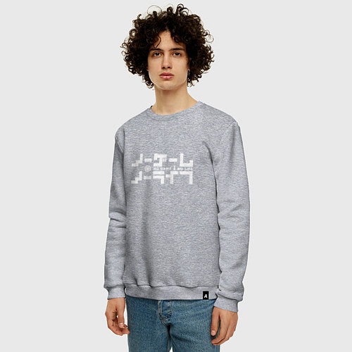 Мужской свитшот No Game No Life / Меланж – фото 3